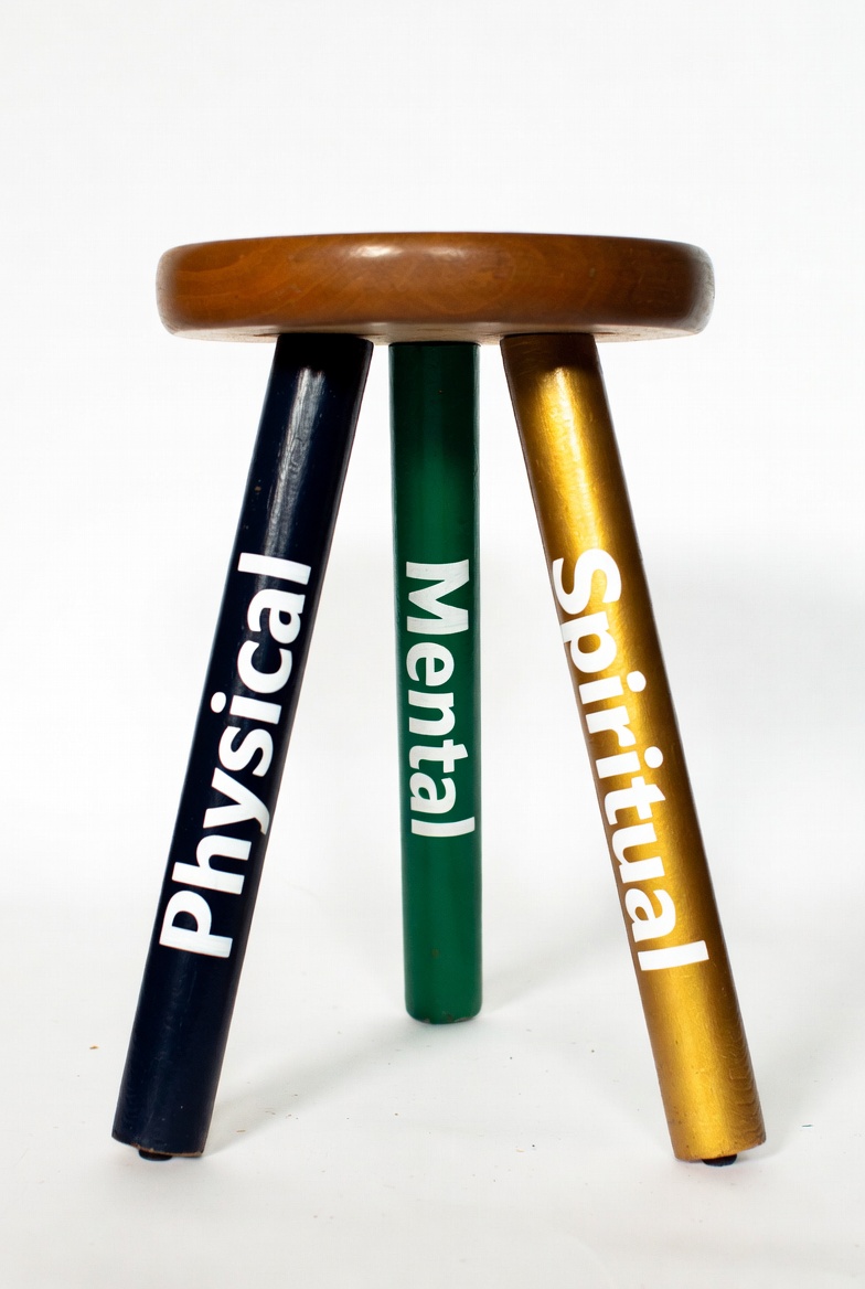 The Three-Legged Stool — Physical, Mental, and Spiritual Health