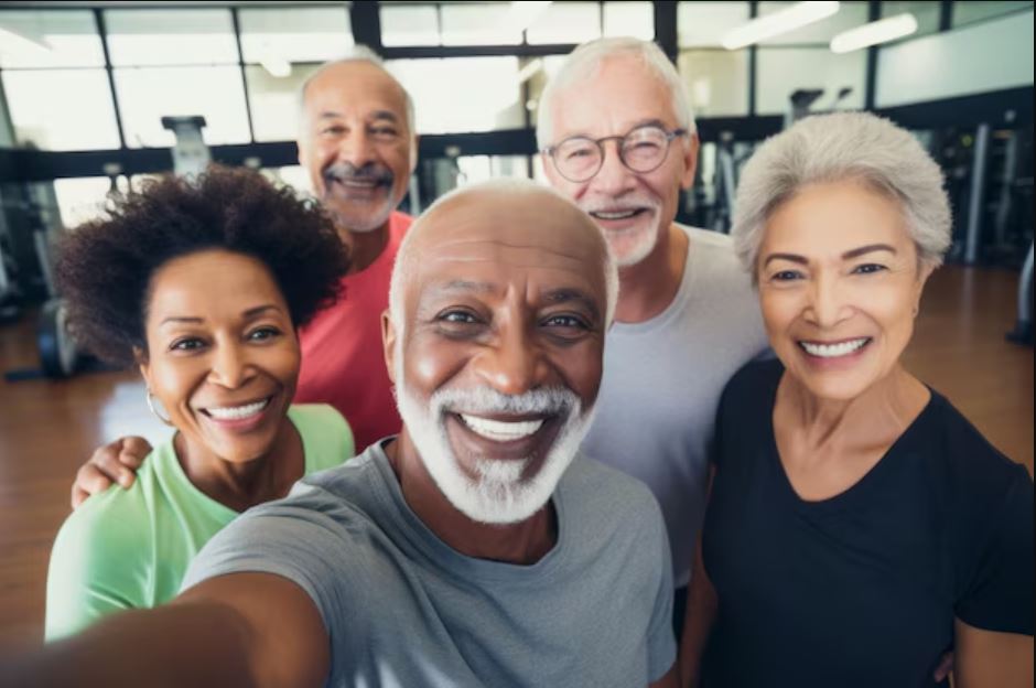 Healthy middle aged people